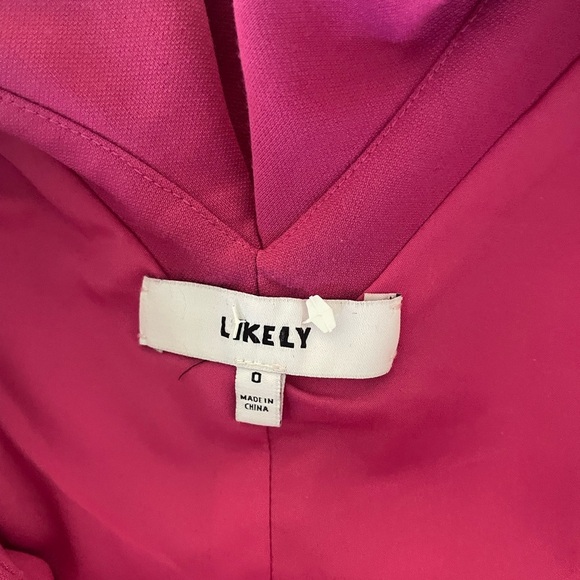 Likely Fuchsia Ruffle Mini Dress - Picture 6 of 10